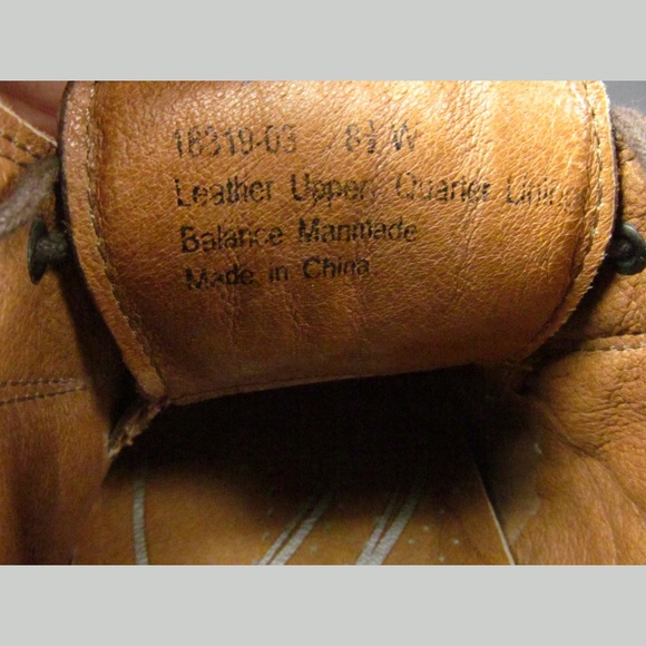 Florsheim DM2 Split Toe Shoes 8.5W Leather Uppers - Picture 5 of 8